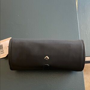 Kate Spade Black Roll Clutch